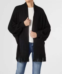 Coco + Carmen Cheryl Soft Wrap in Black - women