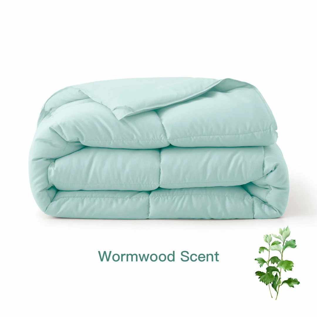 Peace Nest All Season Down Alternative Comforter with Orange / Camellia / Wormwood Scent - Image 8