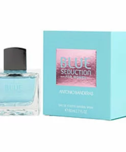Antonio Banderas 295259 2.7 oz Womens Blue Seduction Eau De Toilette Spray
