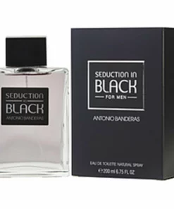 Antonio Banderas 224001 6.8 oz Mens Black Seduction Eau De Toilette Spray