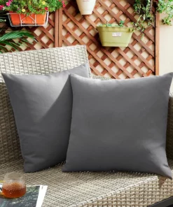 Peace Nest 2 Pack Waterproof Throw Pillows with Pillowcases