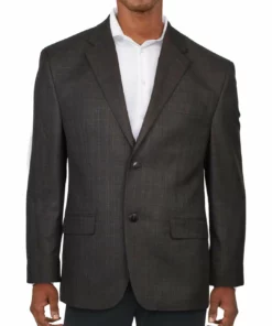Sean John Mens Professional Business Two-Button Blazer