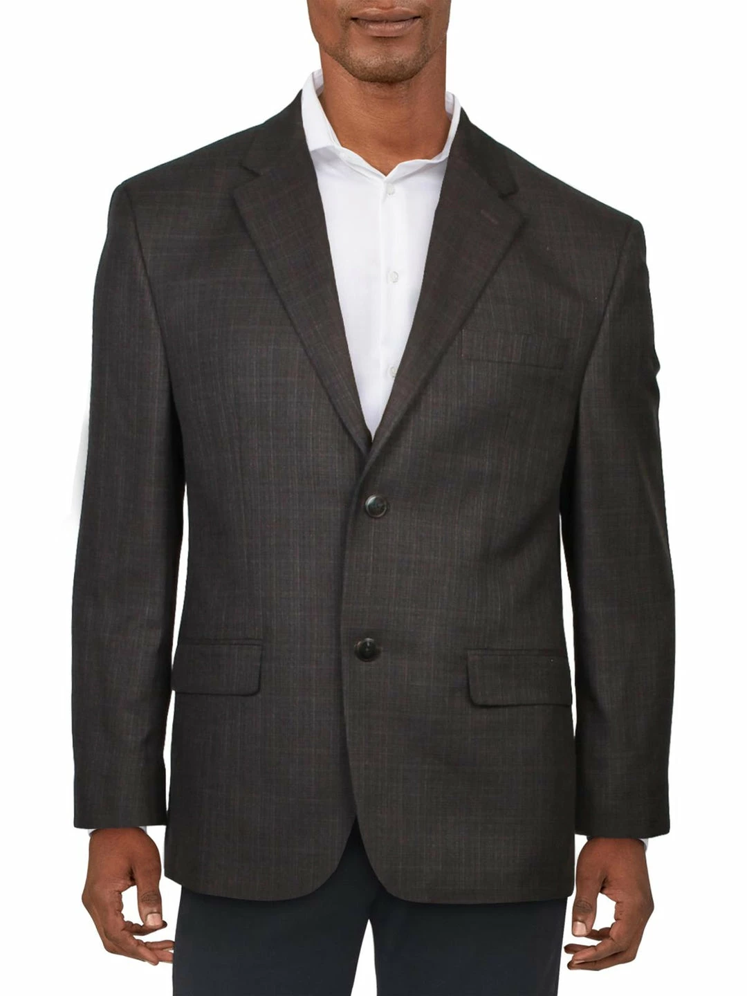 Sean John Mens Professional Business Two-Button Blazer
