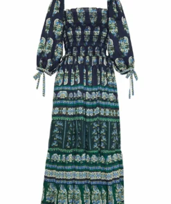 Cara Cara Jazzy Dress in Paisley Emerald - women