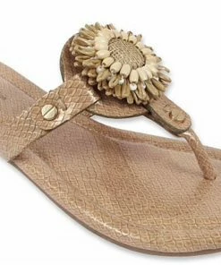 Lindsay Phillips Rosie Snakeskin Flip Flops in Neutral - women