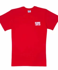 Billionaire Boys Club Stickered Tee in Red - women