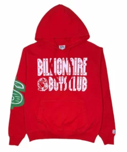Billionaire Boys Club Straight Font Hoodie in Red - women