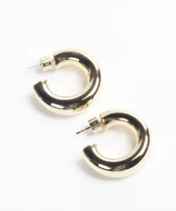 Eklexic Baby Ryan Hoops In Gold - women