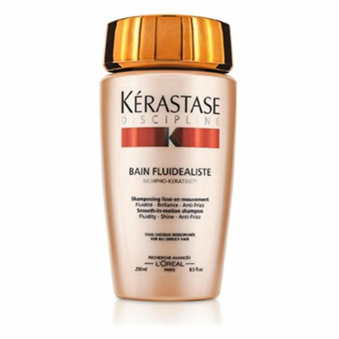Kerastase 181211 Discipline Bain Fluidealiste Smooth-in-Motion Shampoo for All Unruly Hair, 250 ml-8.5 oz