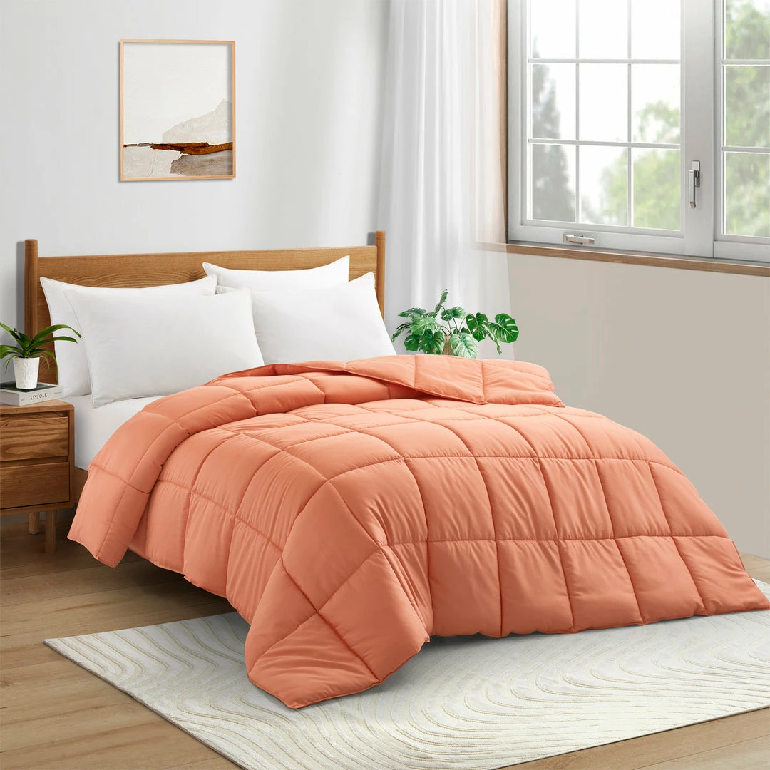 Peace Nest All Season Down Alternative Comforter with Orange / Camellia / Wormwood Scent - Image 2