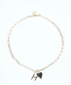 Eklexic Cara Charm Necklace In Gold - women