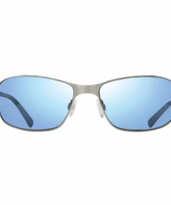 Revo Decoy Chrome & Bluewater Rectangle Sunglasses RE108403BL - men