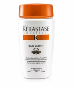 Kerastase 167150 250 ml Nutritive Bain Satin 1 Exceptional Nutrition Shampoo for Normal to Slightly Dry Hair