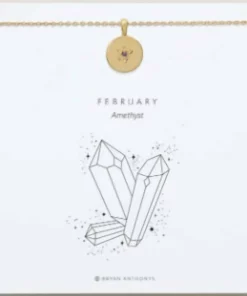 Bryan Anthonys February Birthstone Necklace in 14K Gold - women