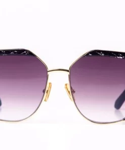 FUBU Frames Fifth Ave Black Geometric Sunglasses - women