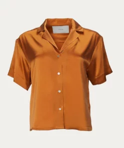 Asceno Prague Top in Caramel - women