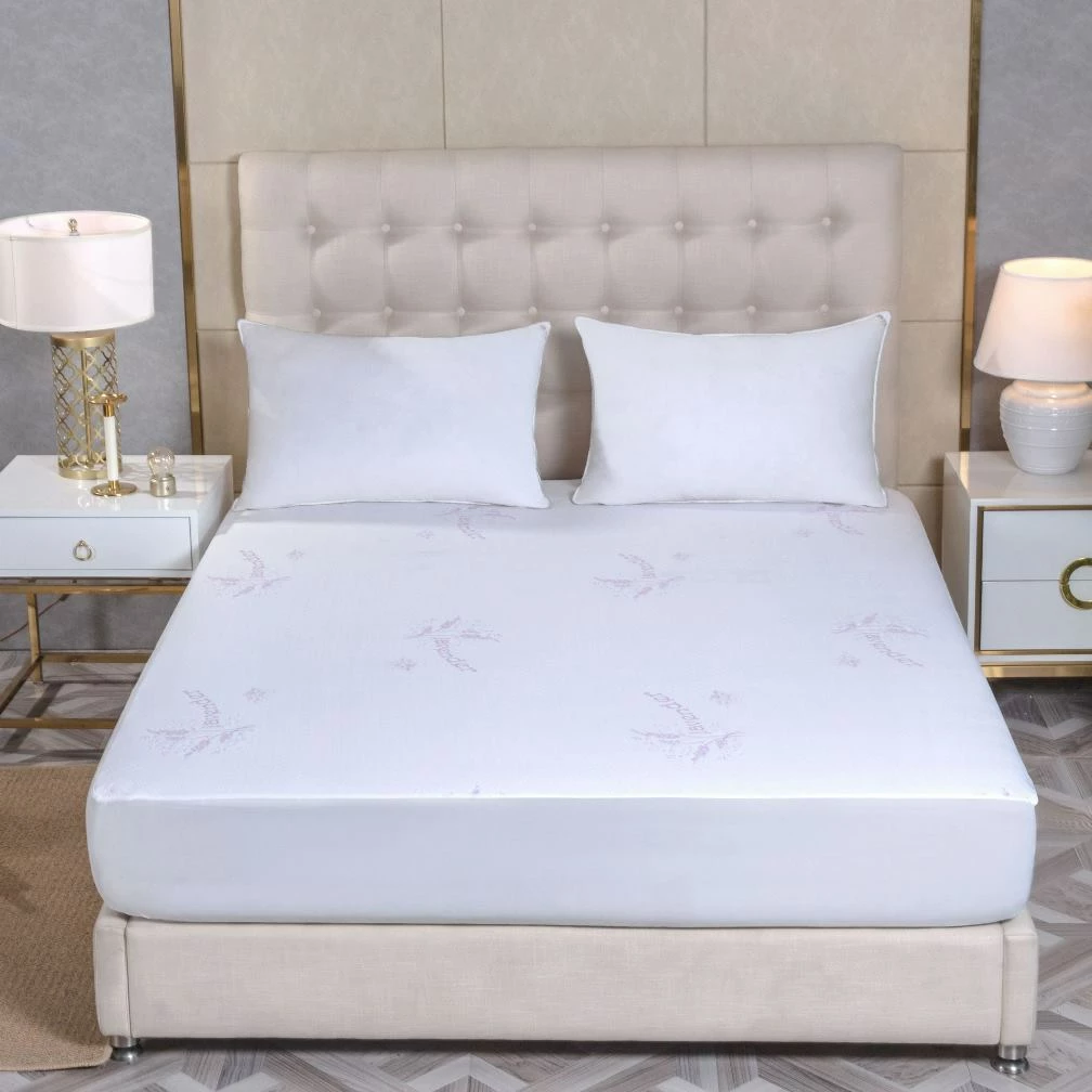 Bibb Home Lavender Infused Scented Mattress Pad - Image 2