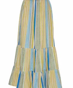 Cara Cara Chase Skirt in Basketweave Stripe Multi - women