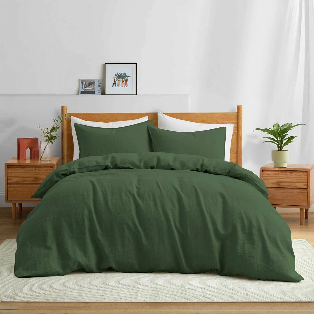 Peace Nest 100% Linen Duvet Cover Sets