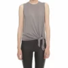 Iltm The Paige Knotted Tank in Silver - women