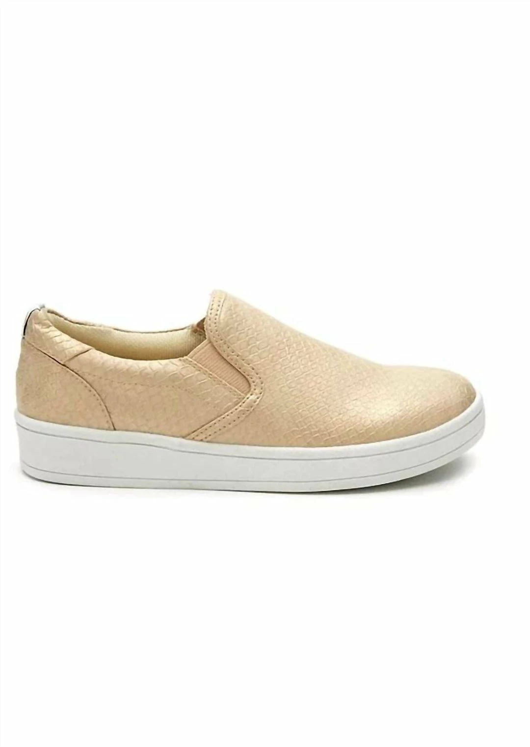 Coconuts By Matisse Kids Lil Gradient Sneaker in Gold Snake