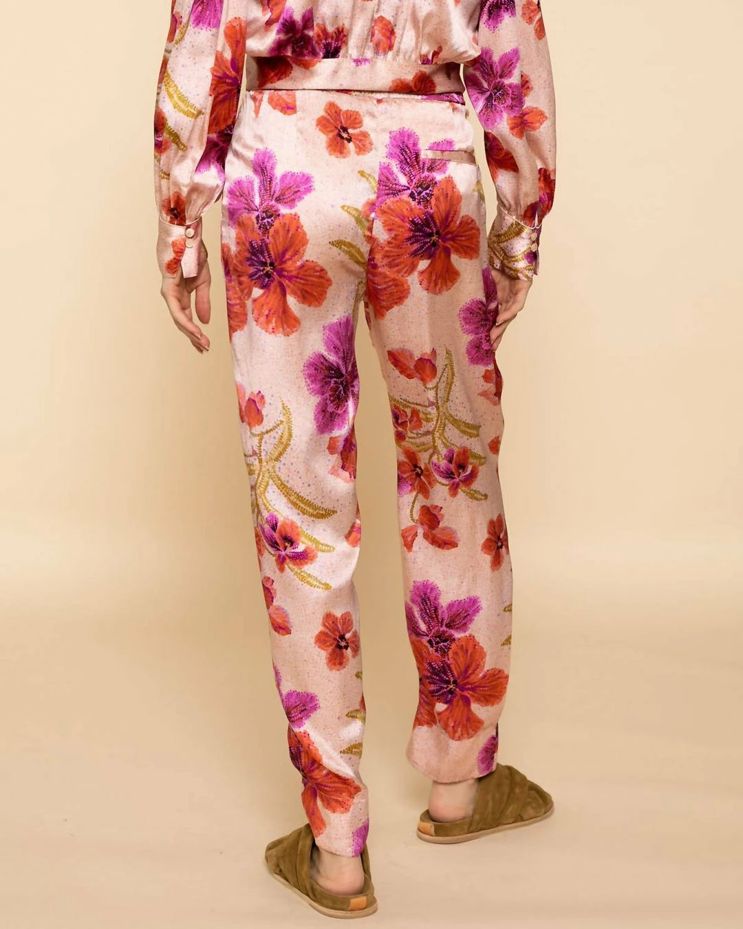 Forte Forte Orchidea Fabulosa Silk Trouser in Orchidea - women - Image 3