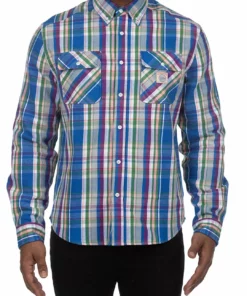 Billionaire Boys Club Shibuya Woven Shirt in Turkish Sea - men
