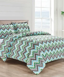 Bibb Home 4 pc Duvet & Down Alternative Comforter Set