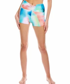 Citrus Shirred Booty Short - women