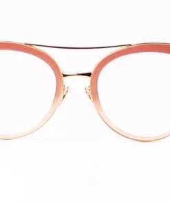 FUBU Frames Montauk Beige Oval Blue Light Eyeglasses - women