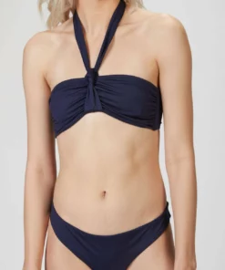 Asceno Verona Bikini Top in Navy - women