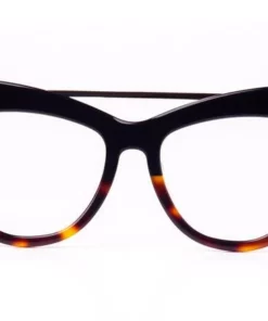 FUBU Frames Empire Black and Tortoise Cat Eye Blue Light Eyeglasses - women