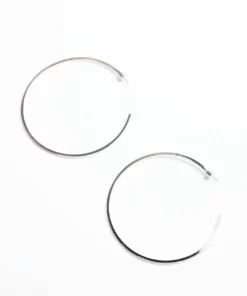 Eklexic Ultimate Hoops in Silver - women