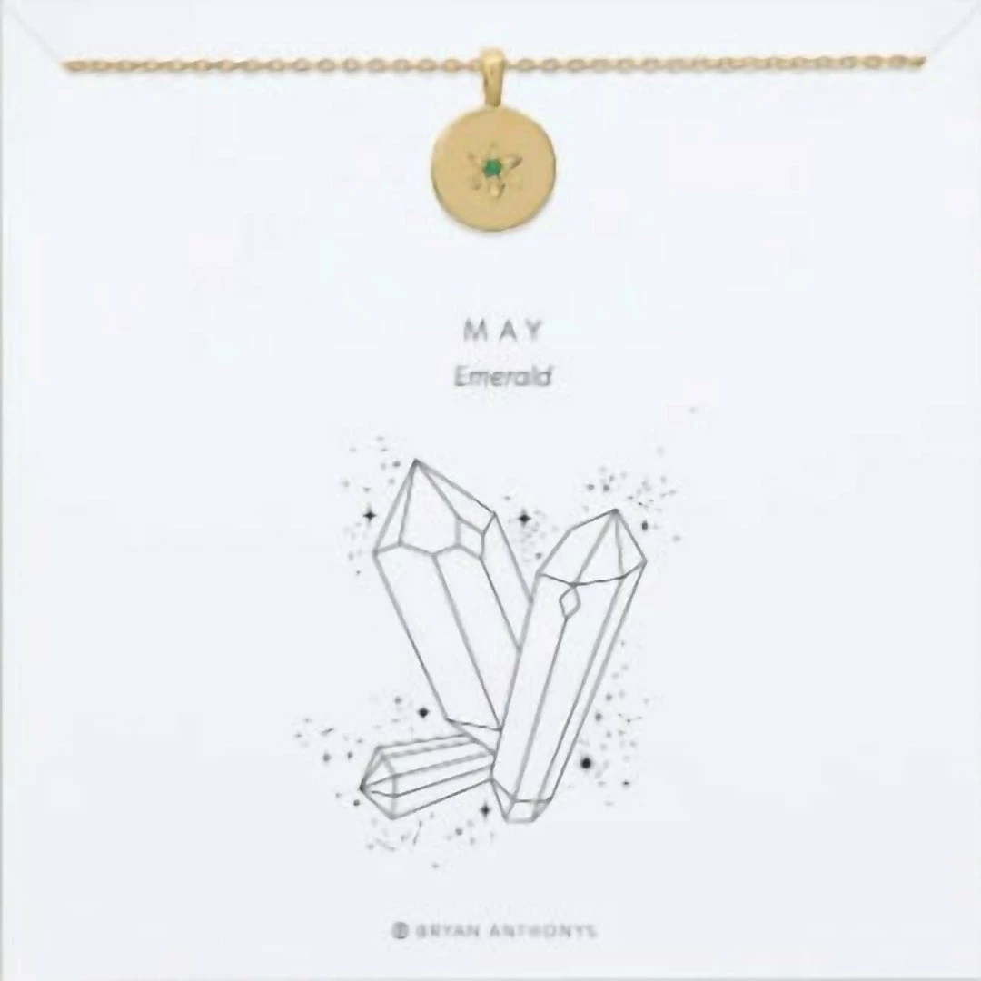 Bryan Anthonys May Birthstone Necklace in 14K Gold - women
