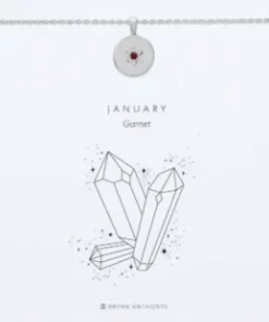 Bryan Anthonys January Birthstone Necklace in Silver - women
