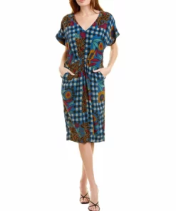 Burning Torch Moonshadow Silk Dress - women