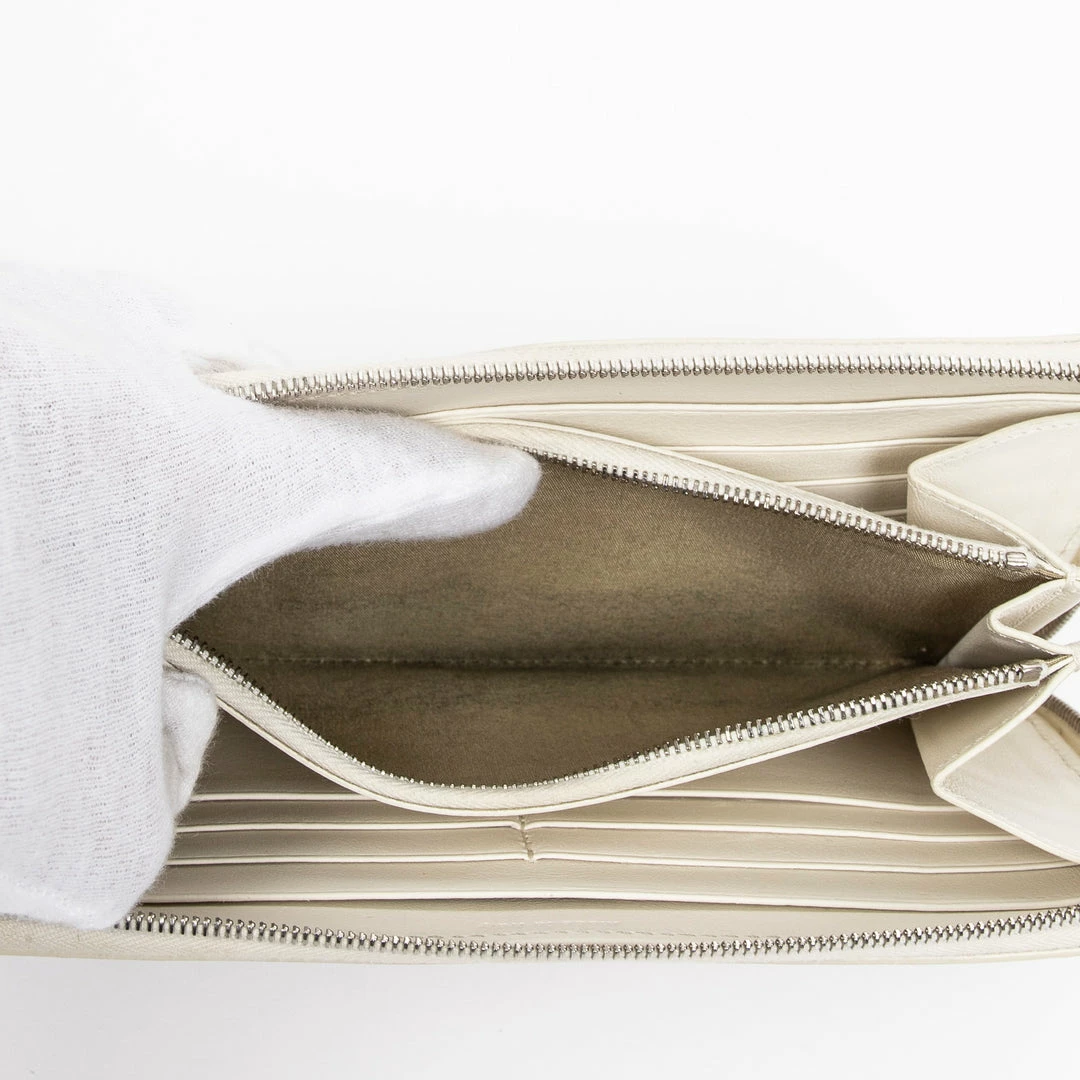 Céline Bicolor Zip Around Wallet - women - Image 4