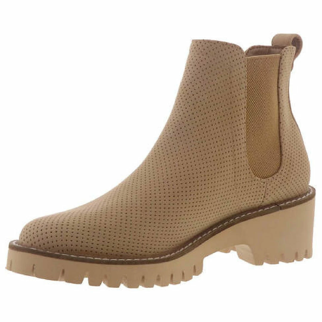 Coconuts by Matisse Preston Womens Faux Suede Block Heel Ankle Boots - Image 2