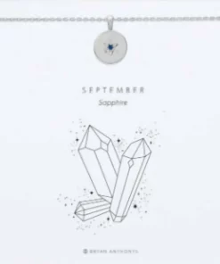 Bryan Anthonys September Birthstone Necklace in Silver - women