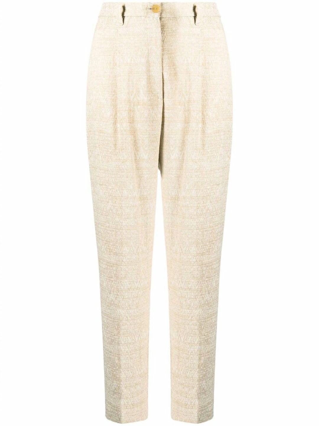 Forte Forte Jacquard Trousers in Beige - women - Image 3