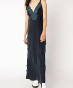 Burning Torch Lauren Slip Dress in Midnight - women