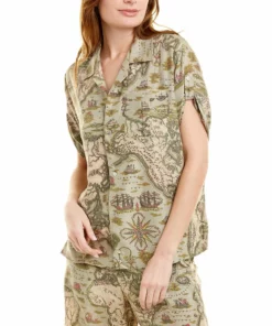 Burning Torch Paramount Silk Shirt - women
