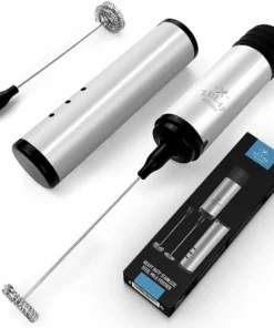 Zulay Kitchen Milk Frother Travel w/ Cover