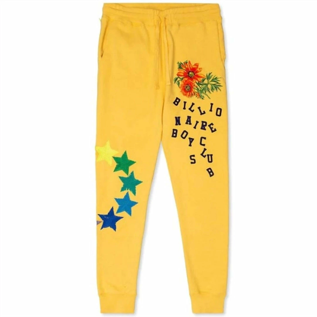 Billionaire Boys Club Men'S Buff Jogger in Yellow