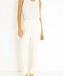 Forte Forte Viscose Crepe Envers Pant In Avorio - women