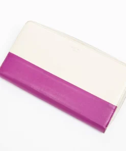Céline Bicolor Zip Around Wallet - women
