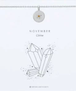 Bryan Anthonys November Birthstone Necklace in Silver - women