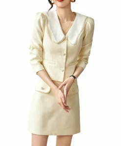 WLZD 2pc Blazer & Skirt Set - women