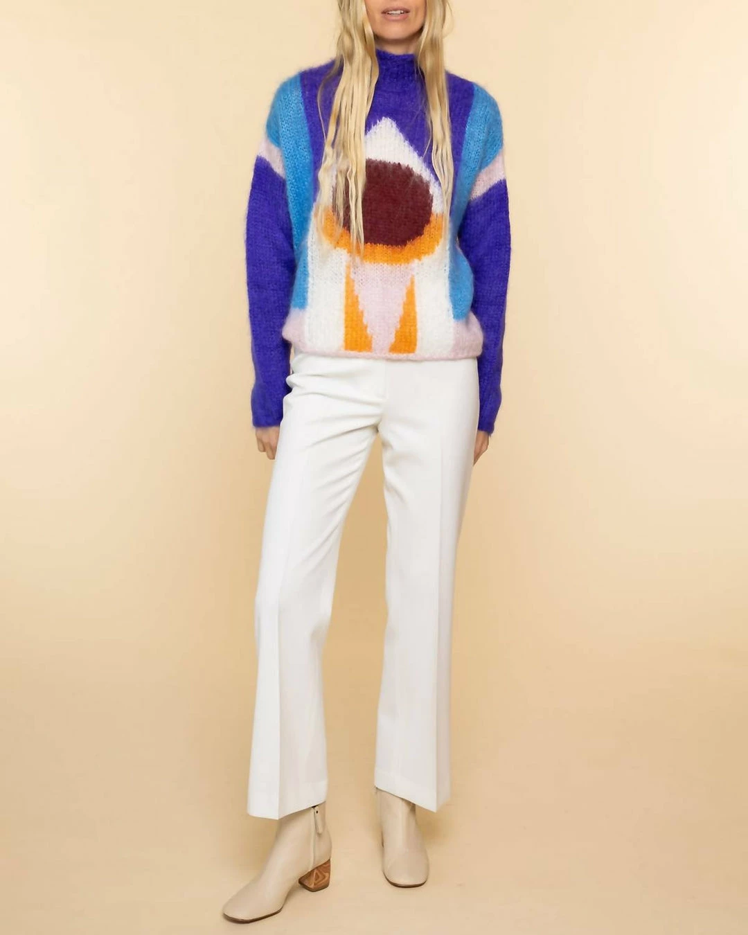 Forte Forte Diamante Inlay Sweater in Arcoires - women