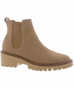 Coconuts by Matisse Preston Womens Faux Suede Block Heel Ankle Boots